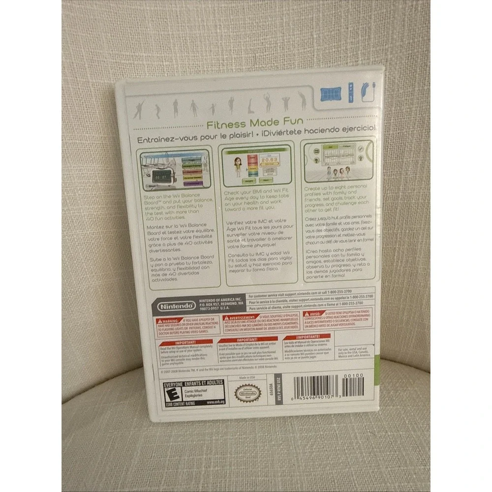 Wii Play, Fit, And Fit Plus (Wii,‎ 2009) Complete 3 Games For Wii Workout Gym